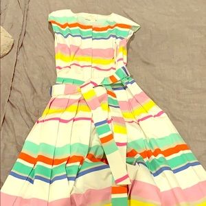 Kate Spade pleated multicolored dress